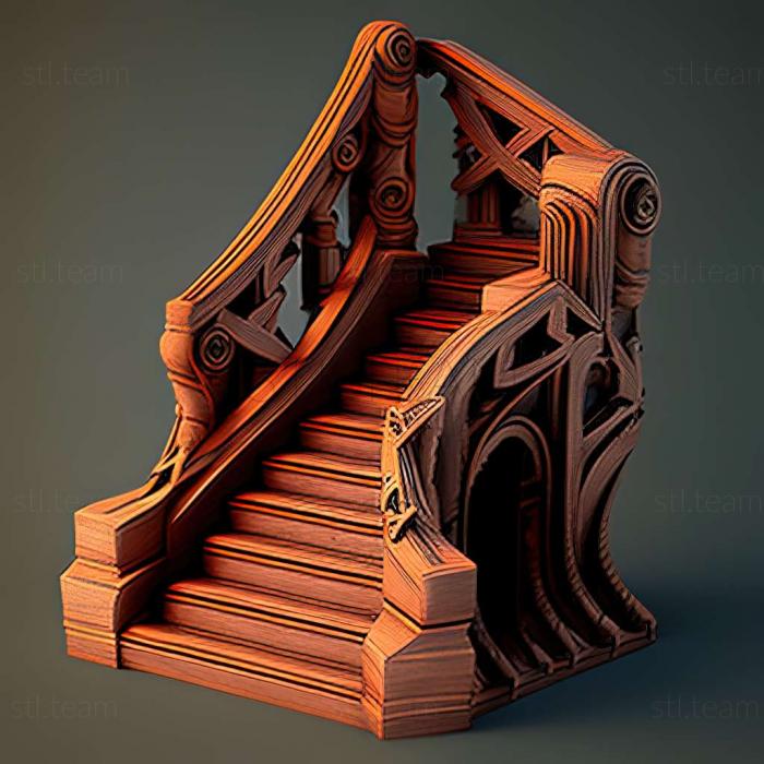3D model Stairs game (STL)